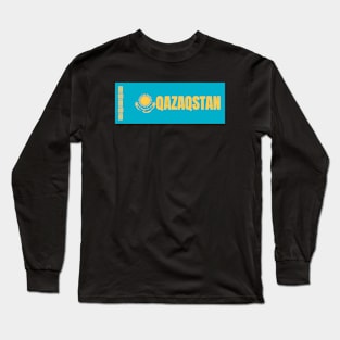 Qazaqstan Flag Long Sleeve T-Shirt